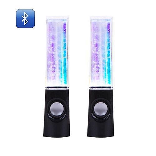 2017 LED Colorful Lights Water Dance Fountain Speaker HIFI 3D Surround Subwoofer Stereo Support Smartphone Computer Music Player HT-S