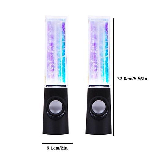 2017 LED Colorful Lights Water Dance Fountain Speaker HIFI 3D Surround Subwoofer Stereo Support Smartphone Computer Music Player HT-S