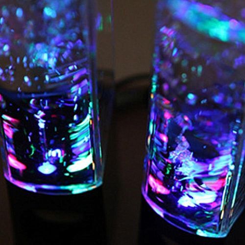 2017 LED Colorful Lights Water Dance Fountain Speaker HIFI 3D Surround Subwoofer Stereo Support Smartphone Computer Music Player HT-S