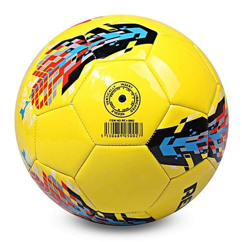 Regail Size 5 PU Machine Sewn Soccer For Teenager Football Training Air Retention Professional Seamless Shoot