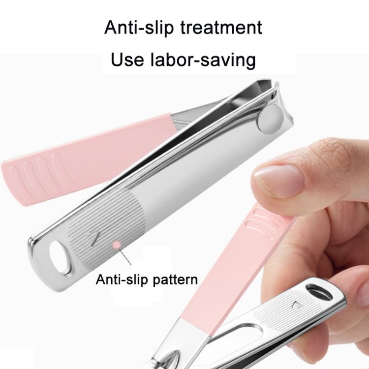 Nail Clipper Set Eyebrow Trimmer, Color: 4 PCS/Set (Pink)
