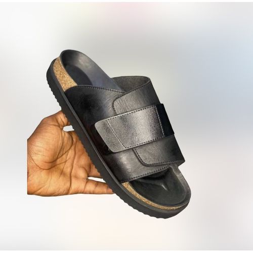 Men's Adjustable Pirk Pam's Slippers - Black