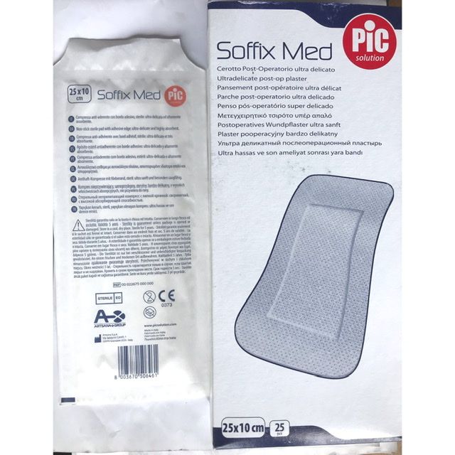 25pcs Soffix Med 25x10 Post Operative Plaster For Surgery