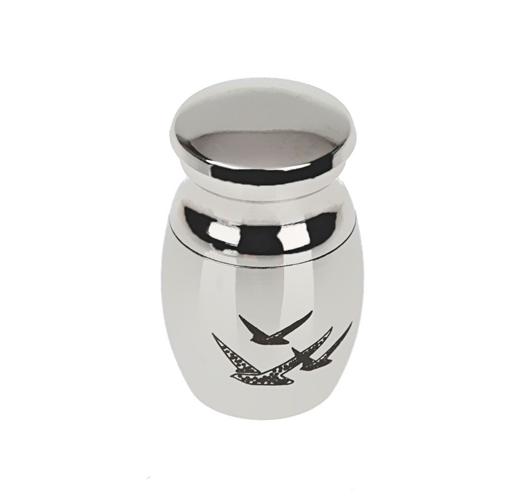2pcs Mini Keepsake Urn Pet Dogs Cremation Urn Container For