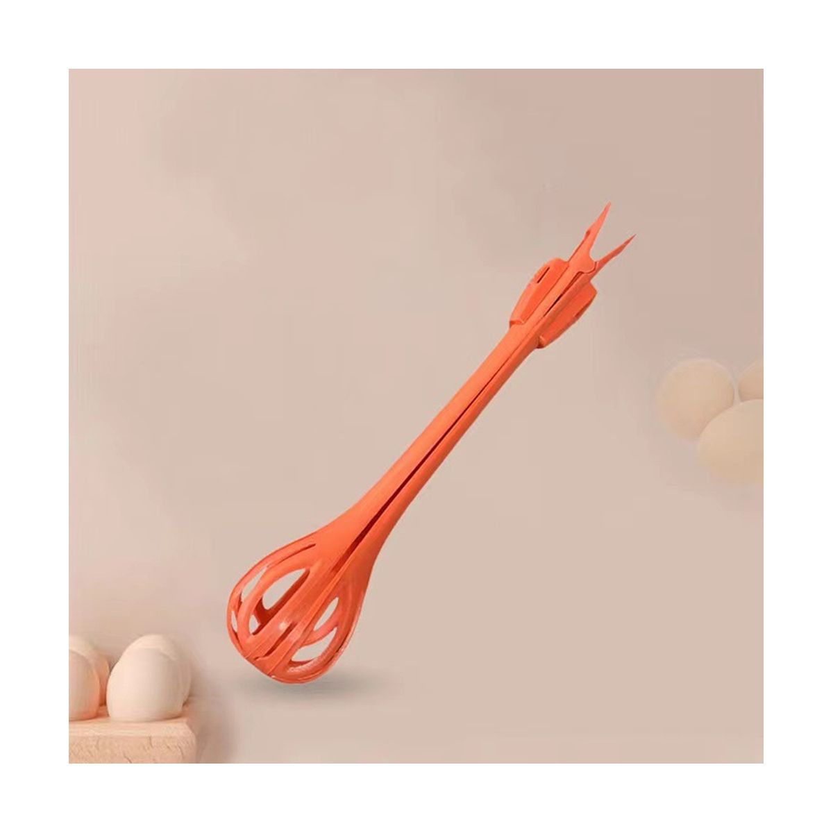 Multifunctional Egg Beater Egg Milk Whisk Pasta Tongs Food