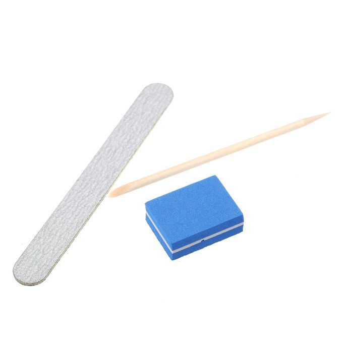 3PCS Manicure Tools   Remover Tools Kit With File Nail