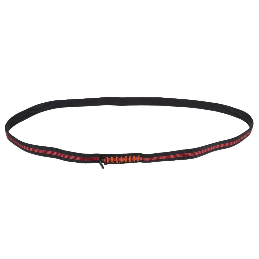 2x Polyester Climbing  Bearing Strap Flat Belt Outdoor