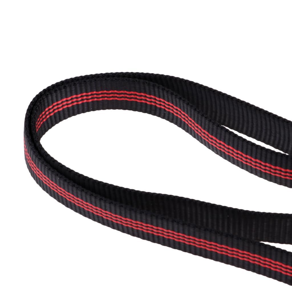 2x Polyester Climbing  Bearing Strap Flat Belt Outdoor