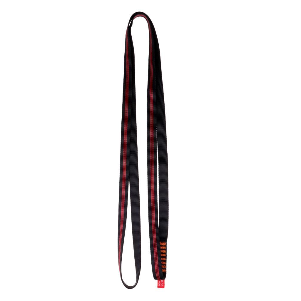 2x Polyester Climbing  Bearing Strap Flat Belt Outdoor