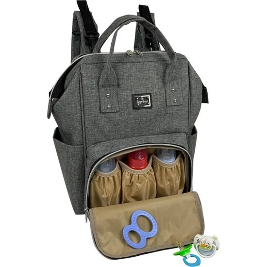 Bye Bye Paris Mother Baby Care Bag Mothers And Their Babies For Goods Intact Handy 42*28*16 In Size Black