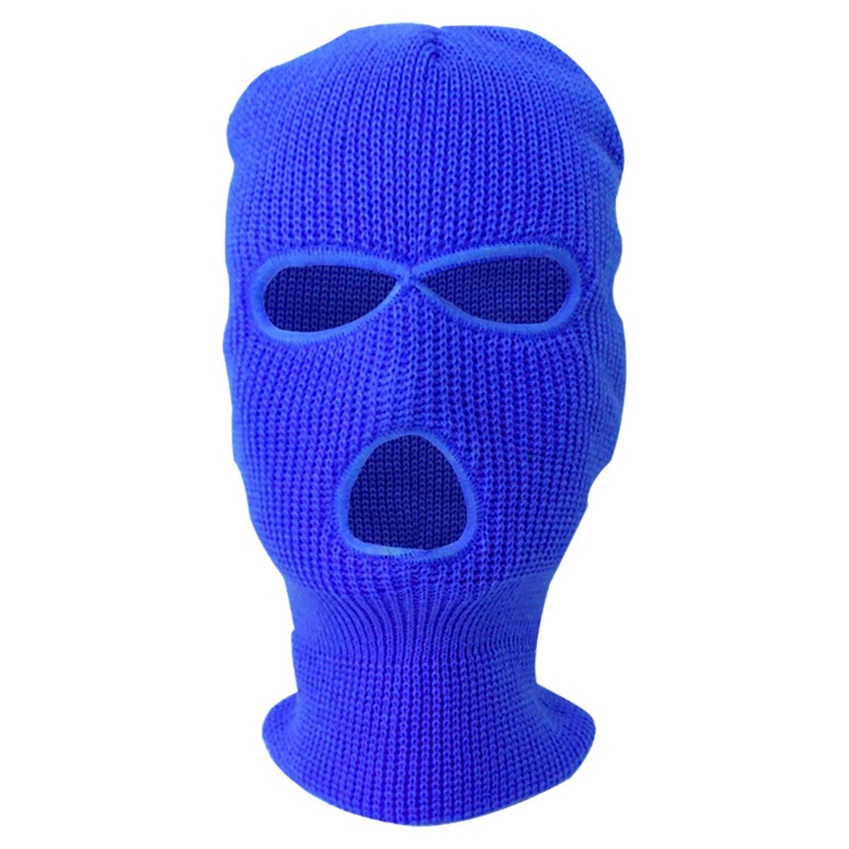 Warm Head Cover Three Holes Warm Head Cover Blue