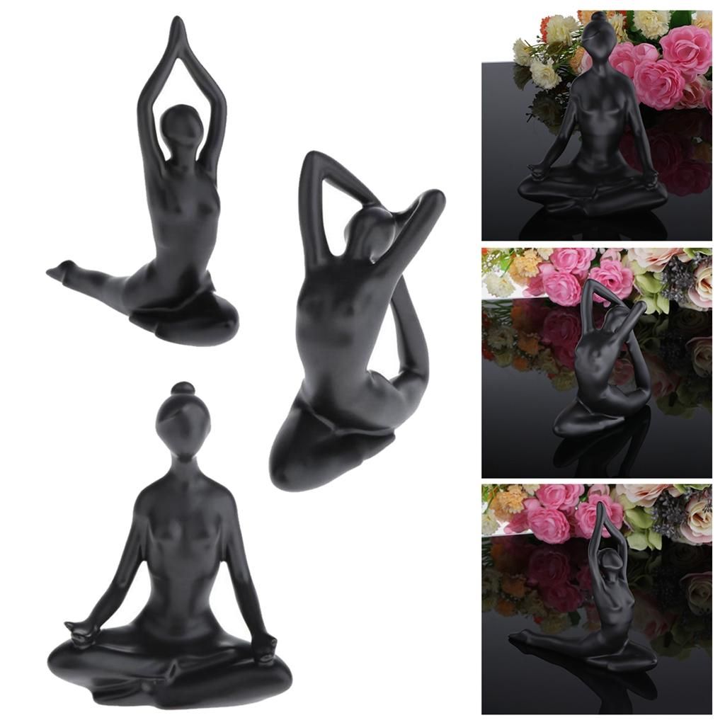 3x Beautiful  Sculpture  Statue Figure Bedroom Decoration