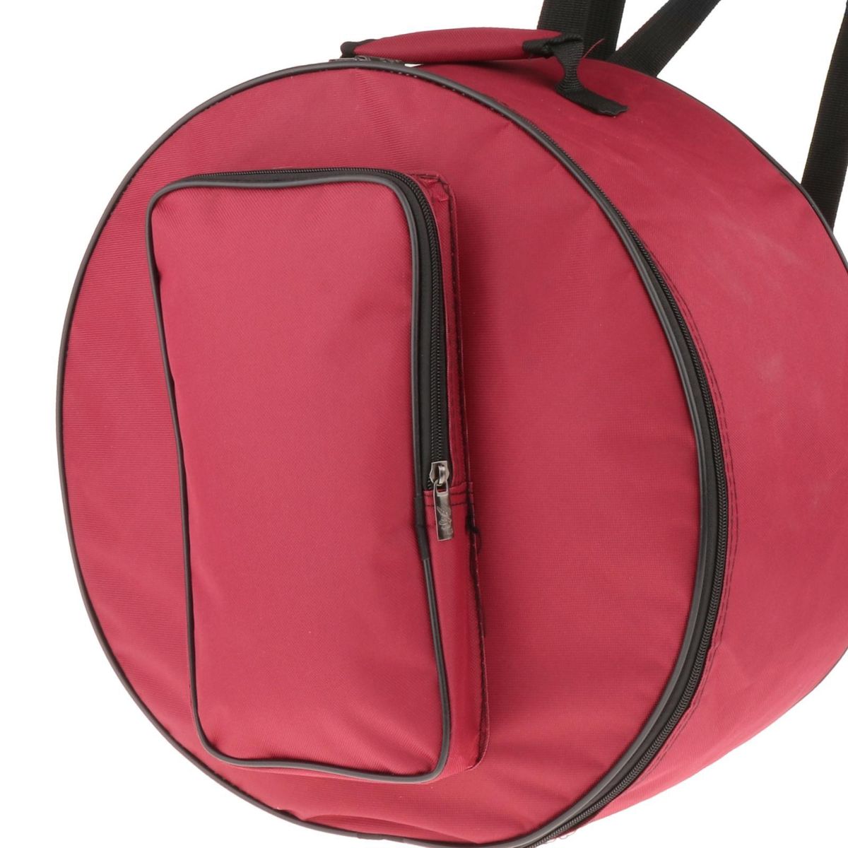Red Compact Snare Drum Bag Drum Carrying Case Backpack With Shoulder