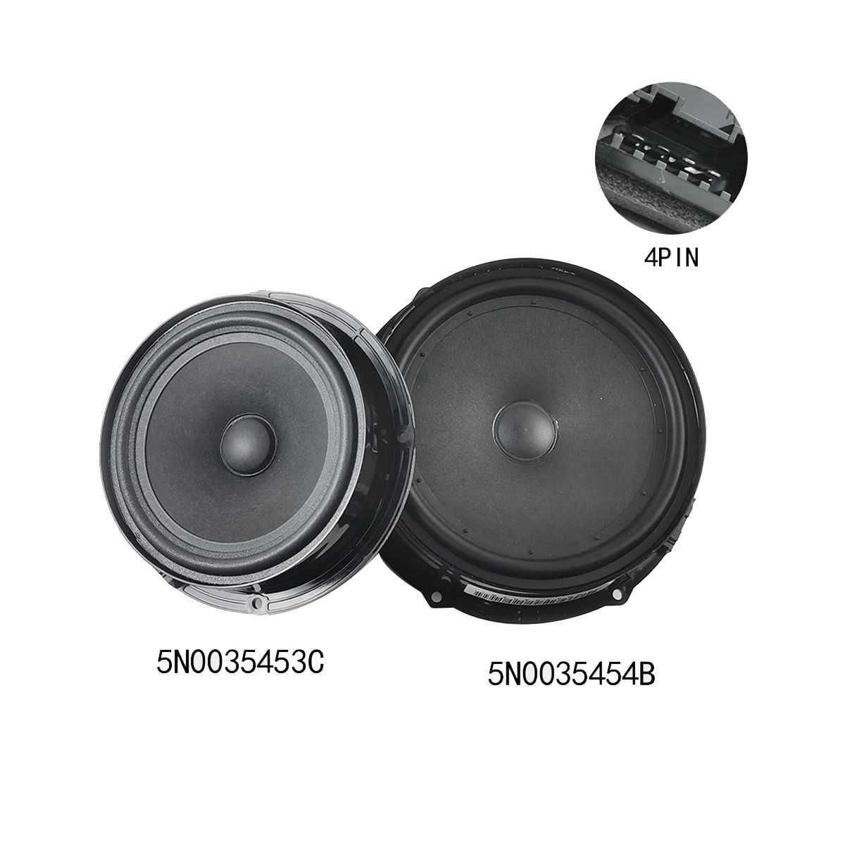 Auto Door Speaker Low Bass Horn Trumpet Loudspeaker 5N0035453C