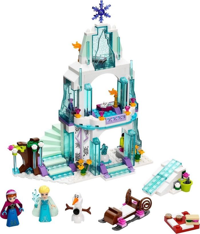 Snow World Series Magical Ice Castle Set Girls Building Blo