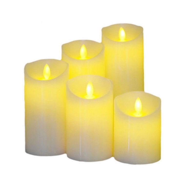 7.5 X 17.5CM Electronic Candle Wedding Decor Battery Powered Battery Powered 7.5 X 17.5CM