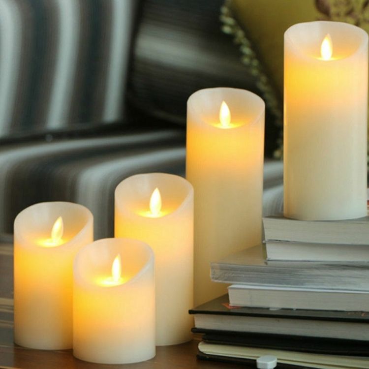 7.5 X 17.5CM Electronic Candle Wedding Decor Battery Powered Battery Powered 7.5 X 17.5CM