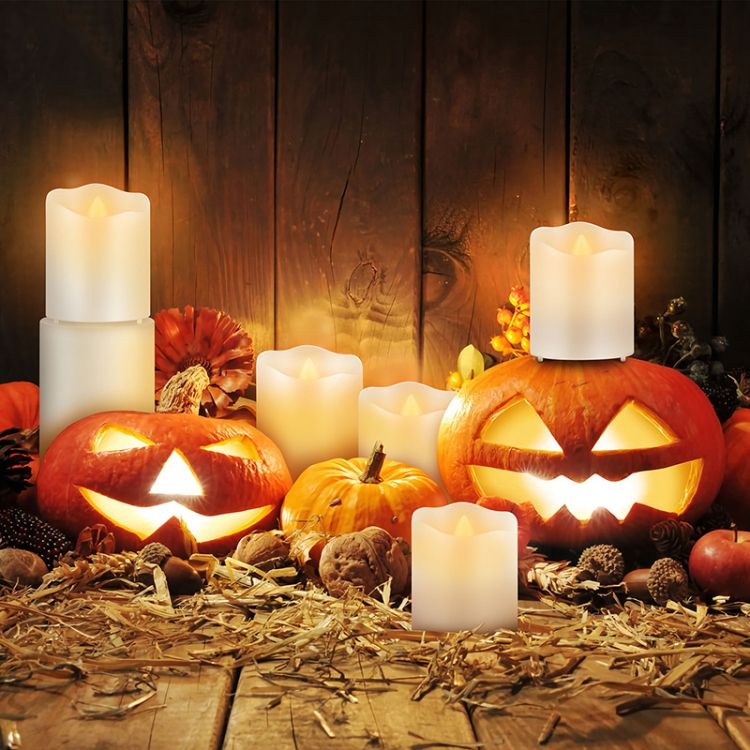 7.5 X 17.5CM Electronic Candle Wedding Decor Battery Powered Battery Powered 7.5 X 17.5CM