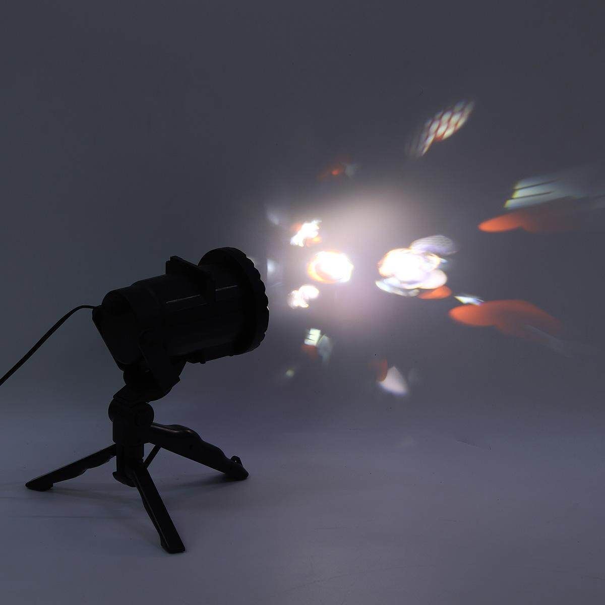 Xmas 16 Slides Projector Light LED Indoor Outdoor Electric Lamp Christmas Party