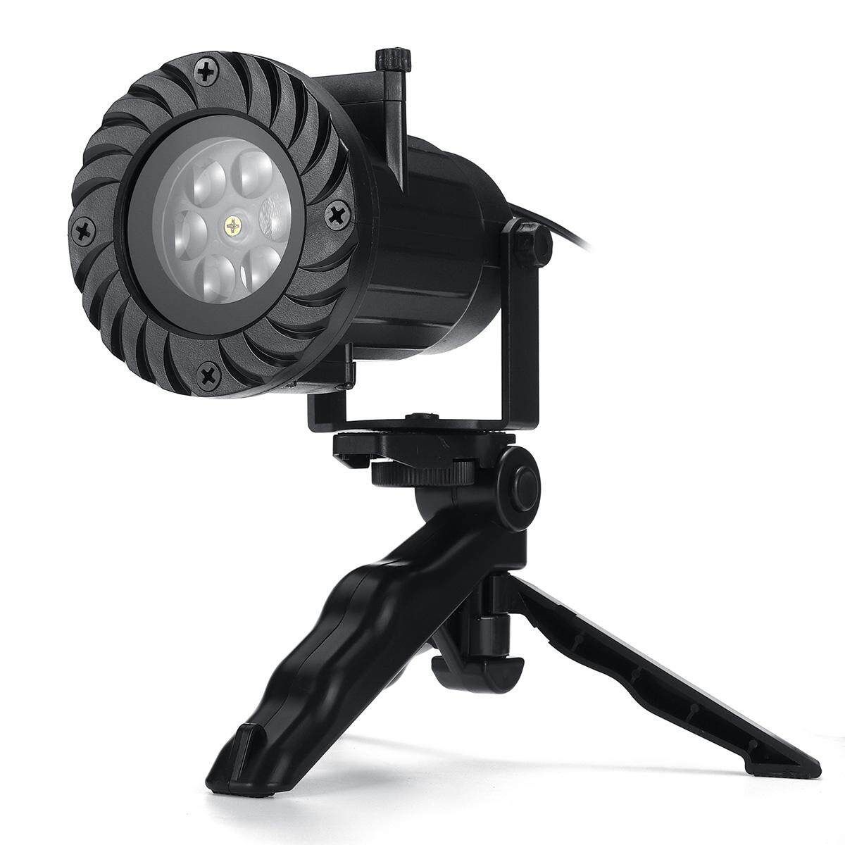 Xmas 16 Slides Projector Light LED Indoor Outdoor Electric Lamp Christmas Party