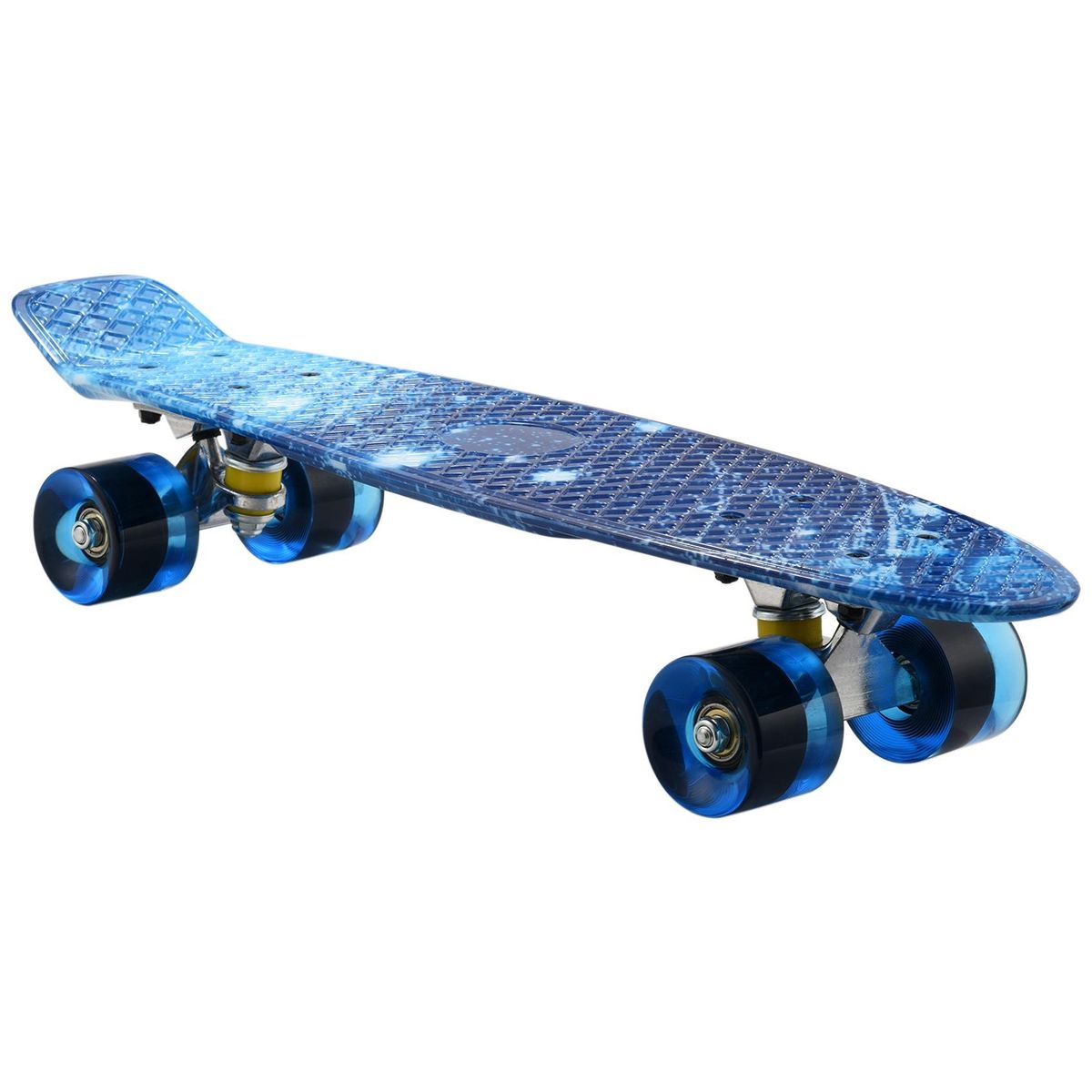 Skateboard Cruiser Board Board Retro Longboard Skate Image Galaxy Complete Boy Girl Led Light