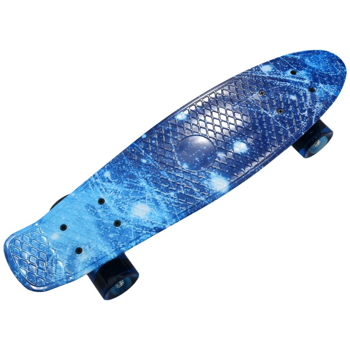 Skateboard Cruiser Board Board Retro Longboard Skate Image Galaxy Complete Boy Girl Led Light