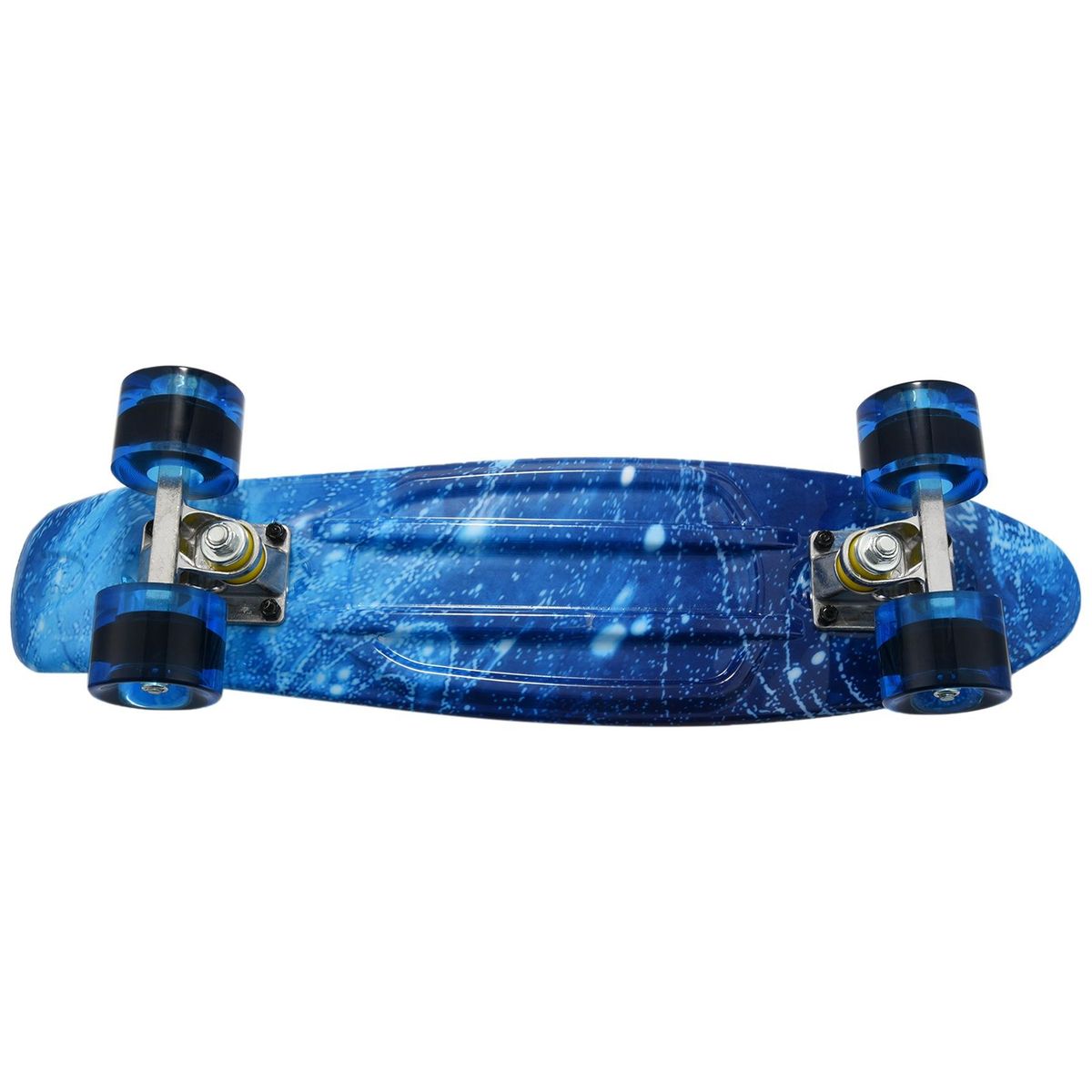 Skateboard Cruiser Board Board Retro Longboard Skate Image Galaxy Complete Boy Girl Led Light