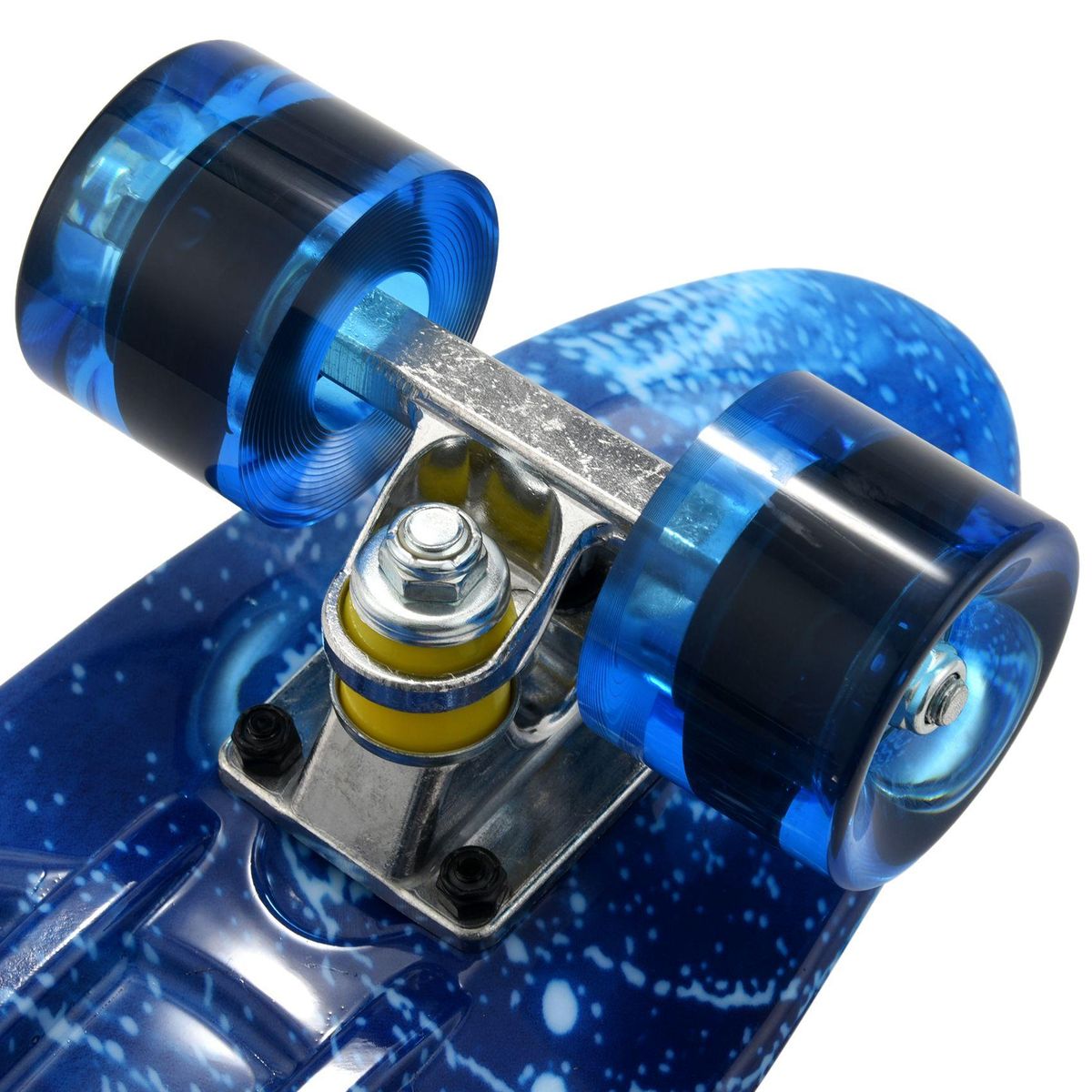 Skateboard Cruiser Board Board Retro Longboard Skate Image Galaxy Complete Boy Girl Led Light