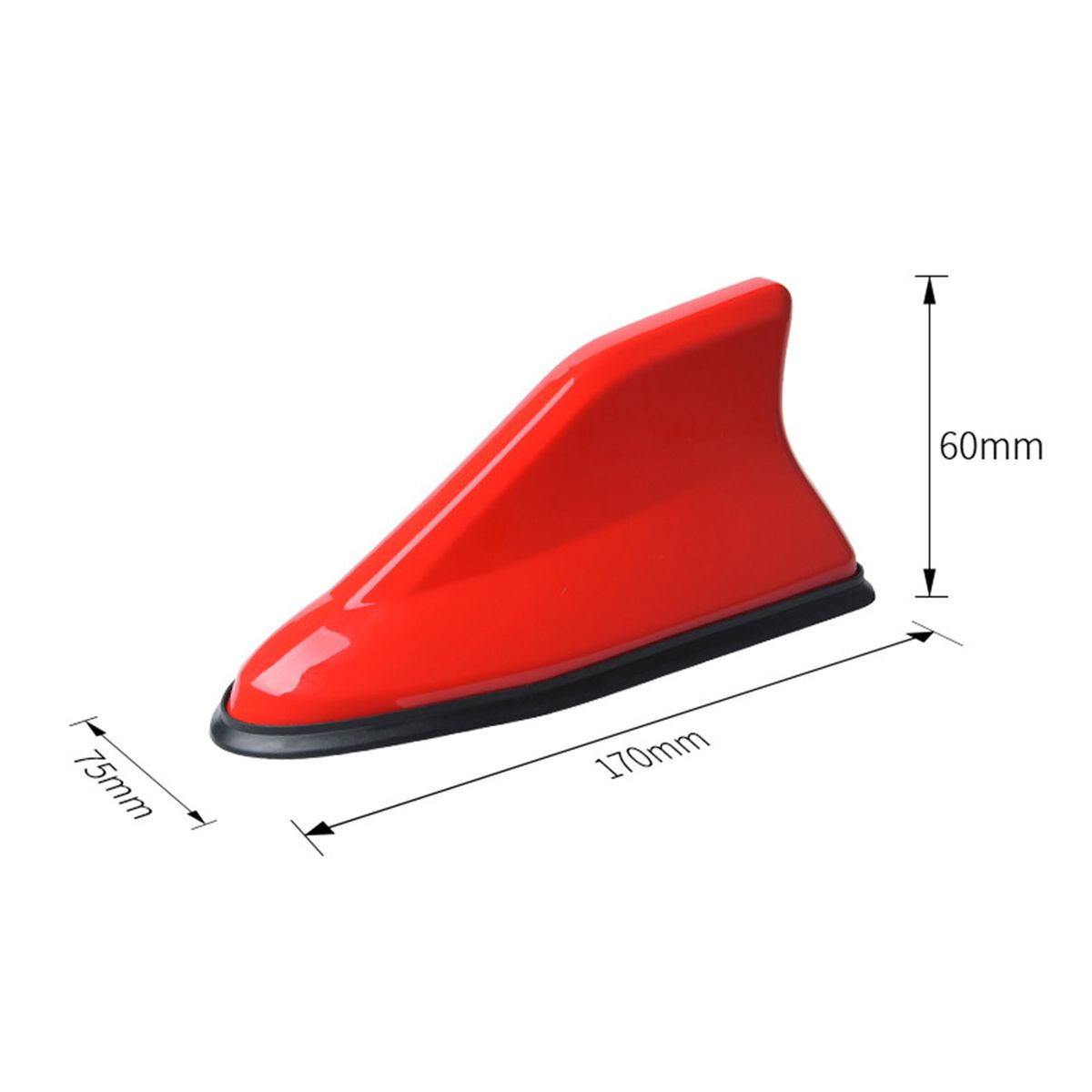 Universal Car Shark Fin Antenna Second-generation-Black