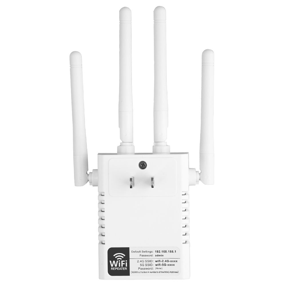 1200Mbps WiFi Repeater WiFi 2.4GHz 5GHz Dual Frequency