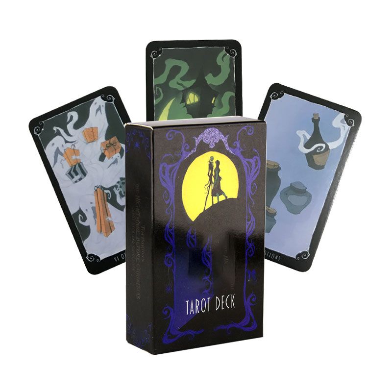 78Card Dark Wood Tarot Cards Fate Divination Family Party
