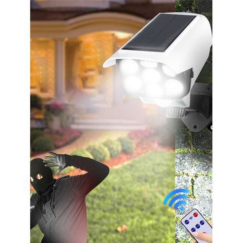 Solar Light Motion Sensor Security Wireless Waterproof