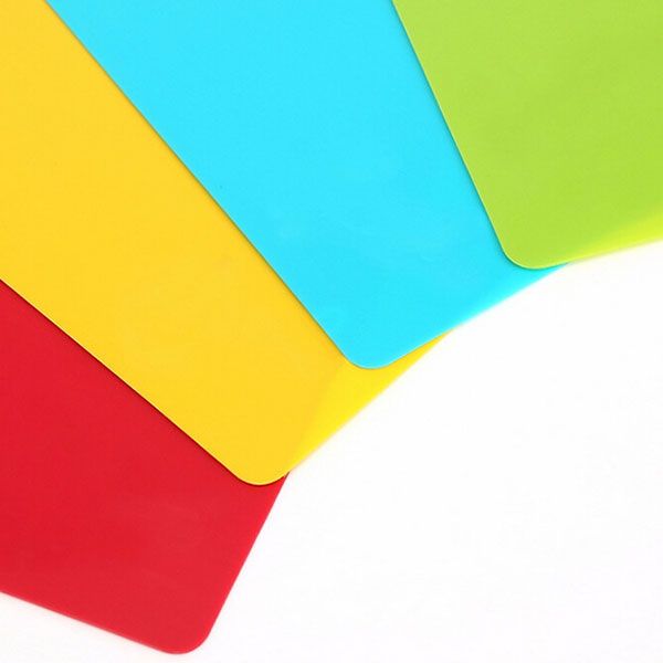 4 Pcs Cutting Chopping Board Food Grade Mat