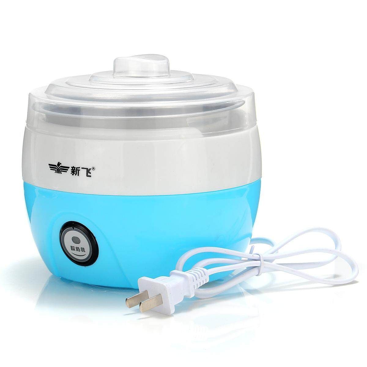 Stainless Steel Electronic Automatic Yogurt Maker Container Machine DIY 220V NEW Blue