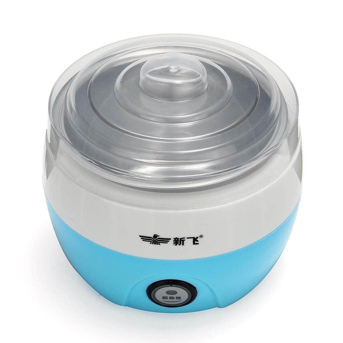 Stainless Steel Electronic Automatic Yogurt Maker Container Machine DIY 220V NEW Blue