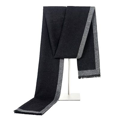 Men Winter Scarf Contract Mufflers Business Casual Men Scarves Neckerchief For