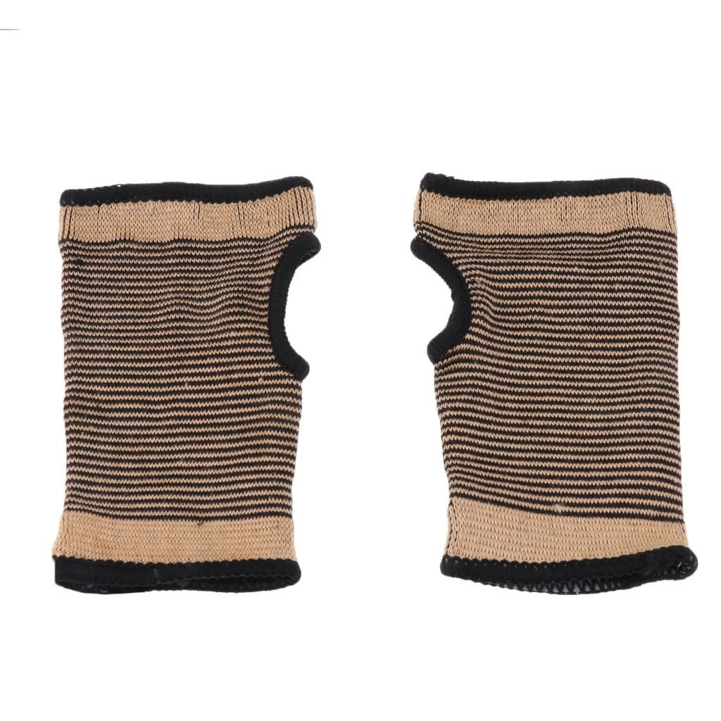 2xStretchy Sport Fitness Hand Palm Wrist Guard Support Band Thumb