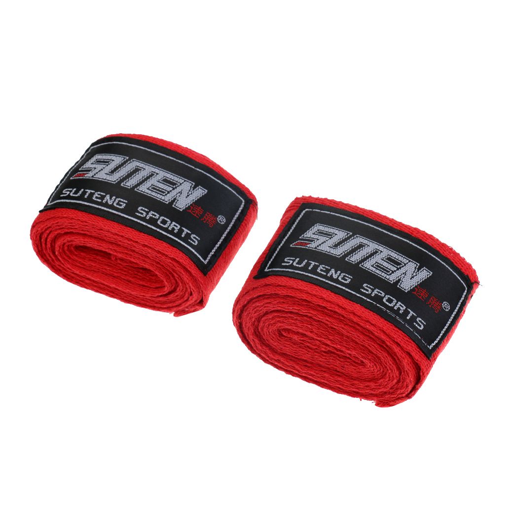 2Pcs Sports Boxing Gloves Strap Muay Thai MMA Taekwondo