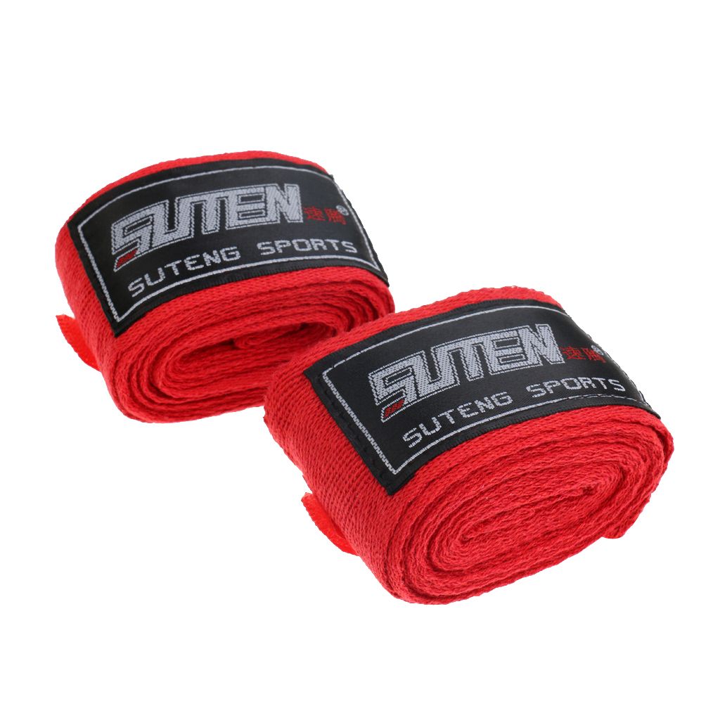 2Pcs Sports Boxing Gloves Strap Muay Thai MMA Taekwondo