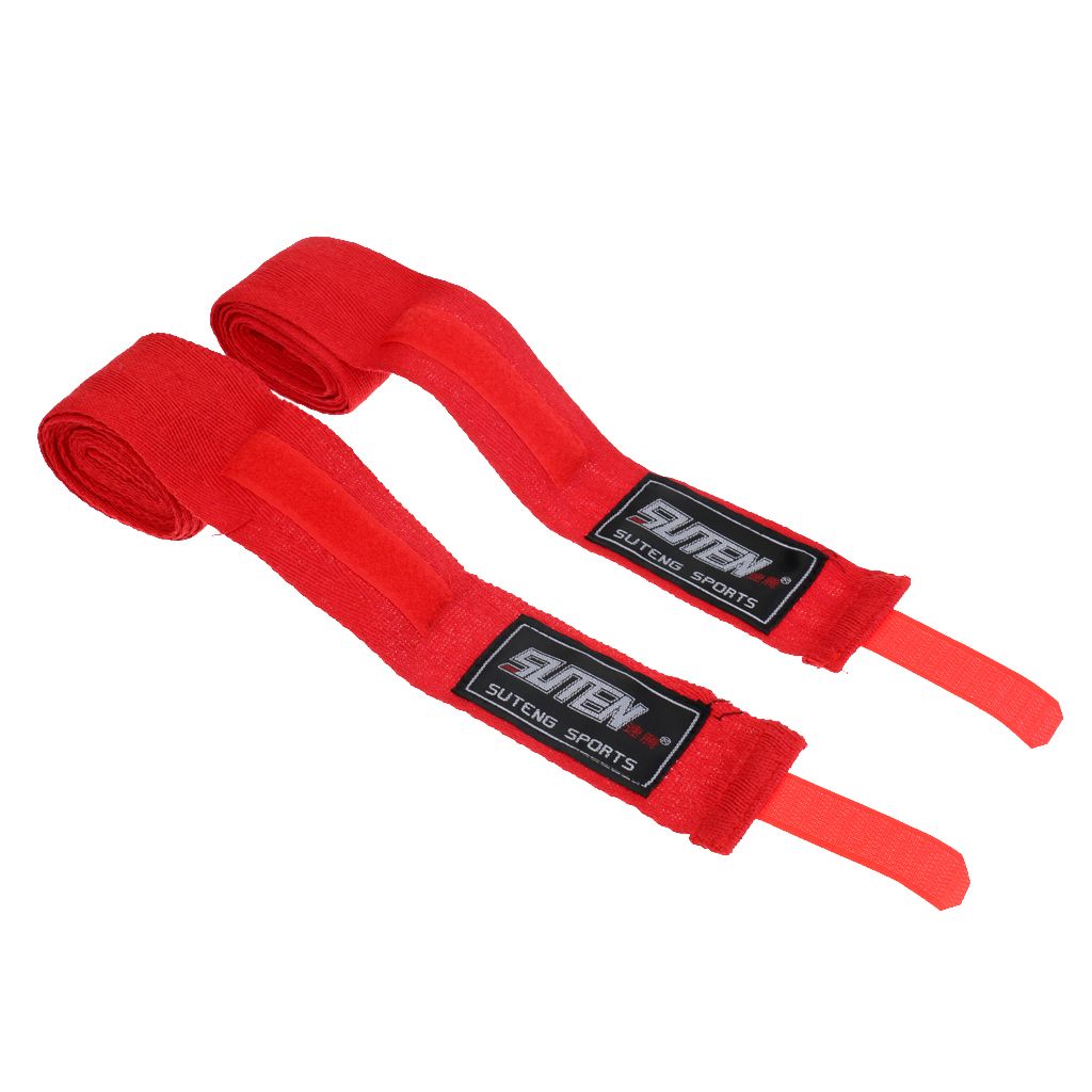 2Pcs Sports Boxing Gloves Strap Muay Thai MMA Taekwondo