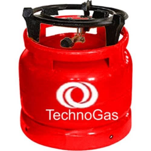 5kg Gas Cylinder With Iron Sitter & Burner