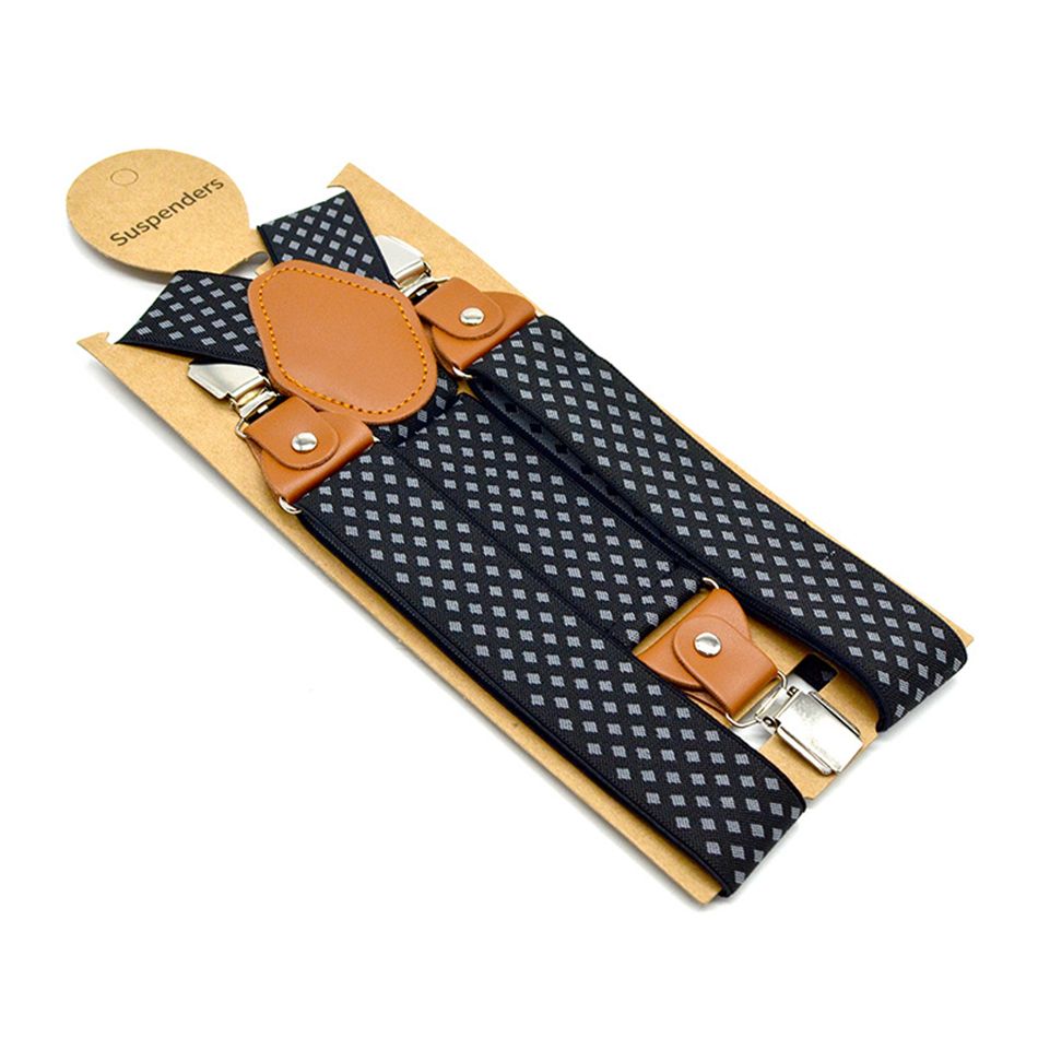 Men's Suspenders Dress Trouser Belt Diamond Suspenders Vintage Men S