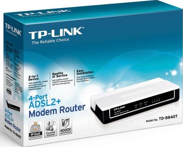 Tp-link TD-8840 ADSL2+ Modem Router