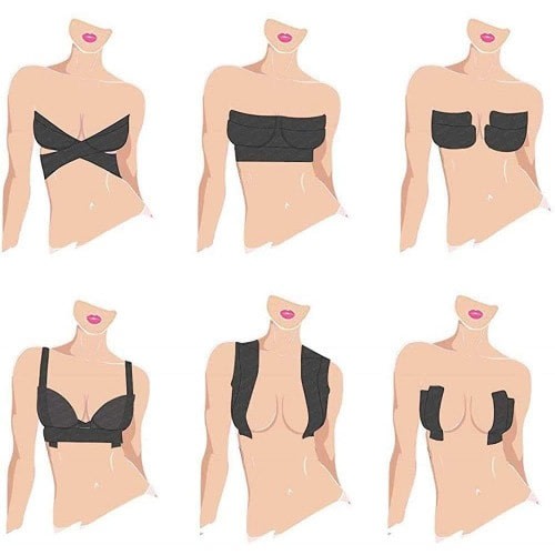 Instant Breast Lift Push Up Bra - Adhesive Boob Tape