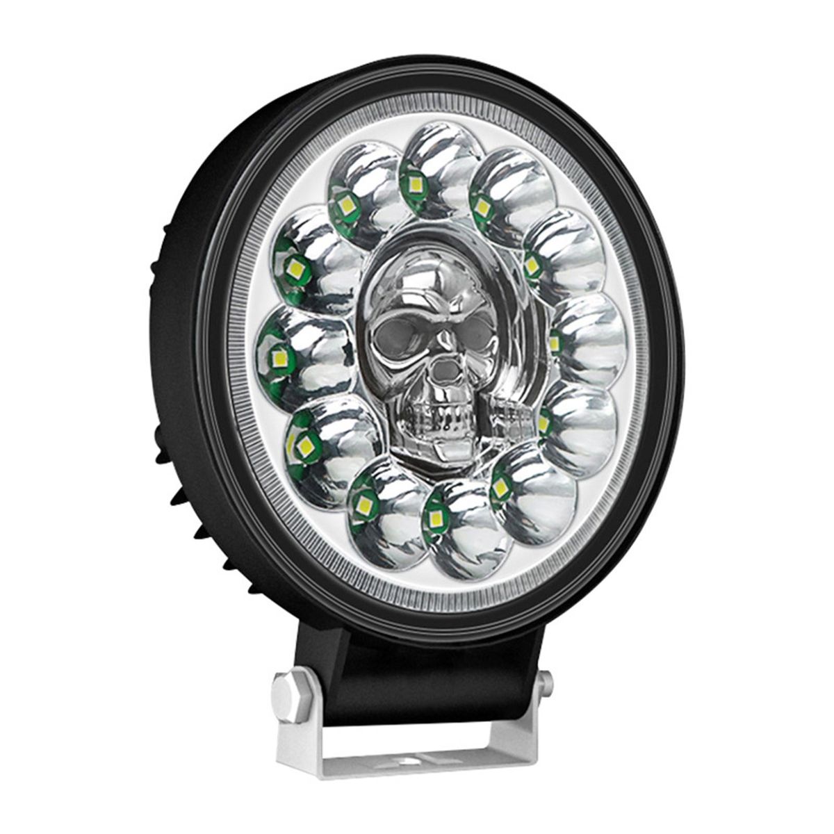Long-lasting Headlight Skull Circle Led Headlight High-performance Car