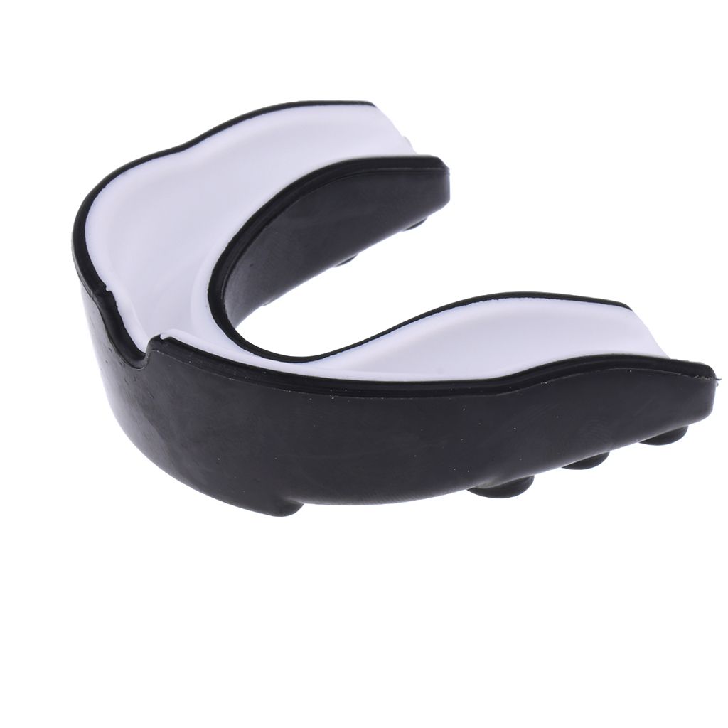 EVA Mouth Guard Mouthguard Gum  Boxing Black