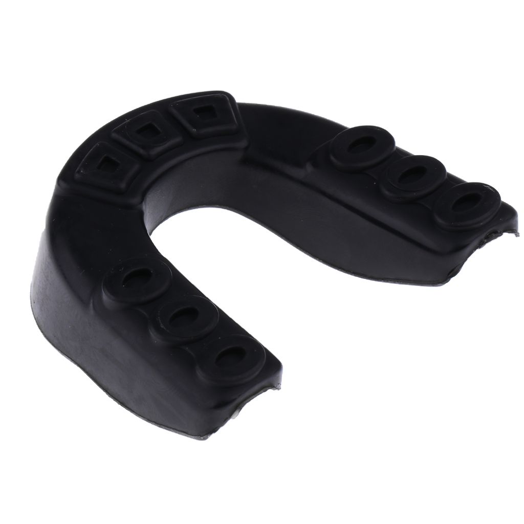 EVA Mouth Guard Mouthguard Gum  Boxing Black