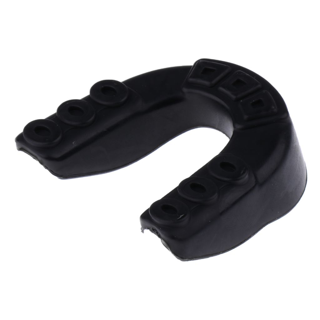 EVA Mouth Guard Mouthguard Gum  Boxing Black