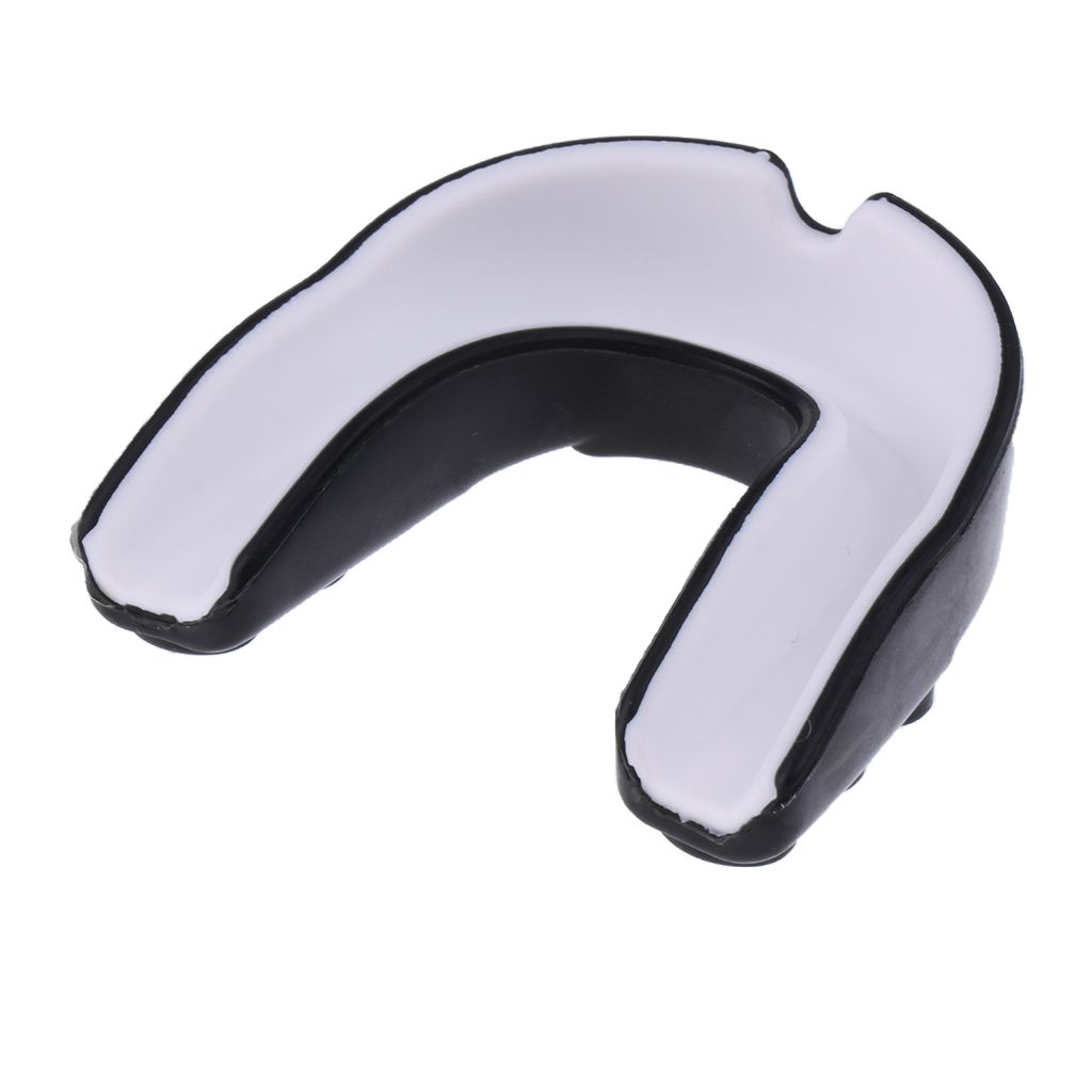 EVA Mouth Guard Mouthguard Gum  Boxing Black