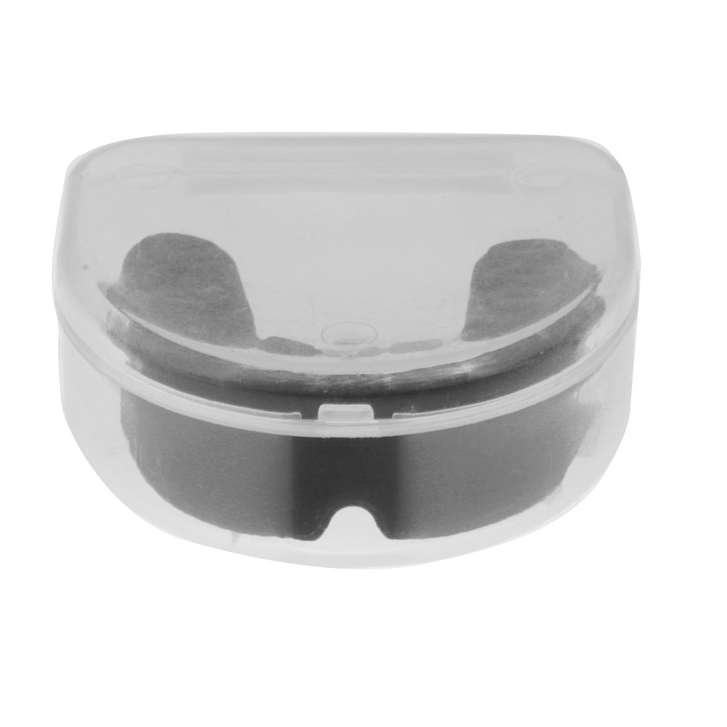 EVA Mouth Guard Mouthguard Gum  Boxing Black